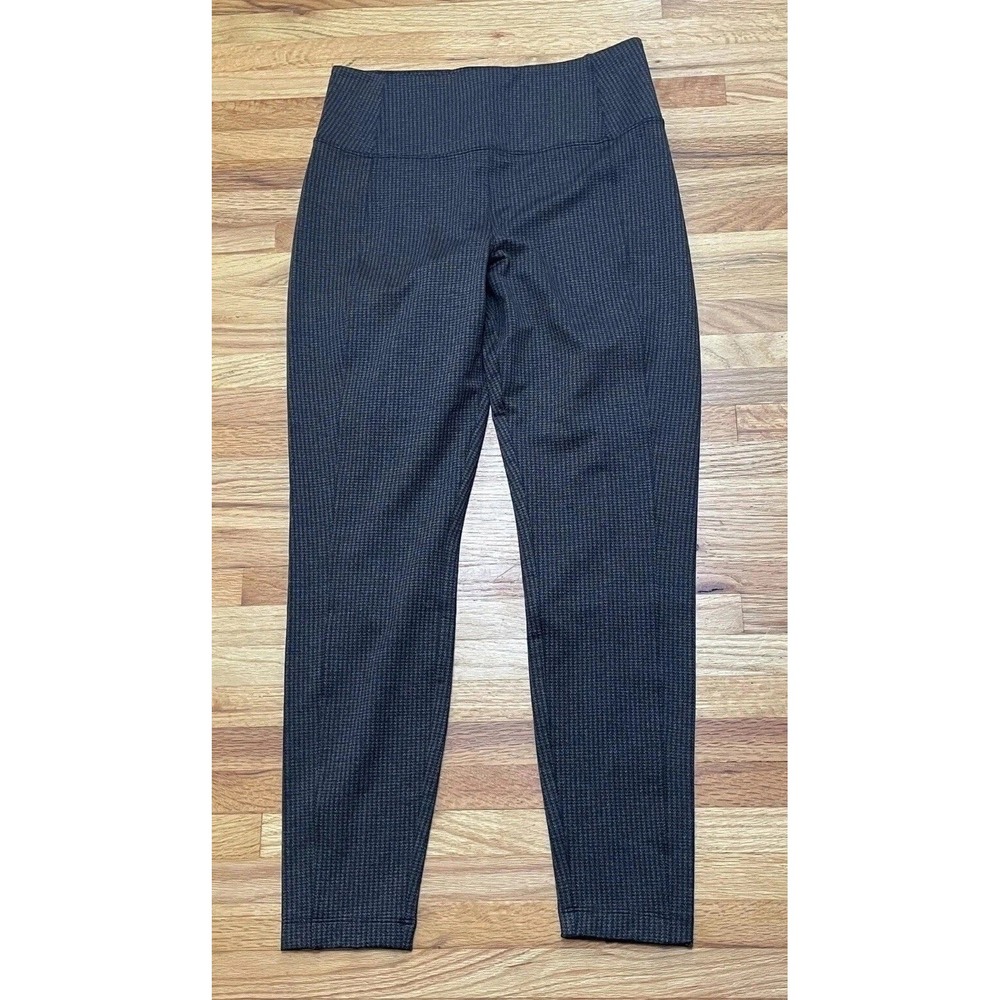 Athleta‎ Delancey Women's Leggings Tight Ankle High-Waisted M Brown Houndstooth